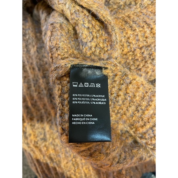 Anthropologie Marled Fringe Poncho - One Size Fits All - NWT - Picture 7 of 9